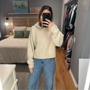 Hollister Beige Turtleneck Sweater